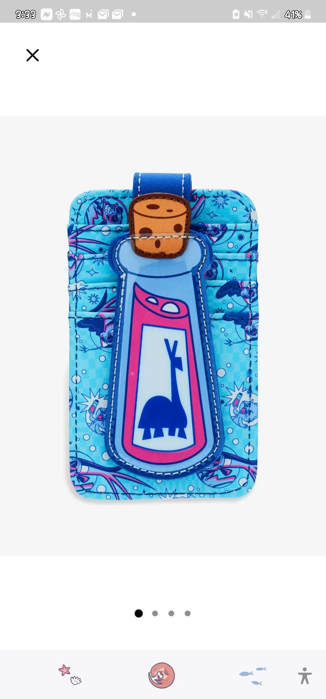 Loungefly Disney The Emperor's New Groove Kuzco's Poison Snap Card Holder