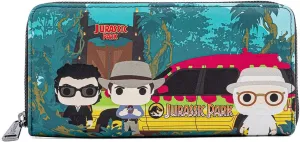 Loungefly x Jurassic Park Gates Zip-Around Wallet