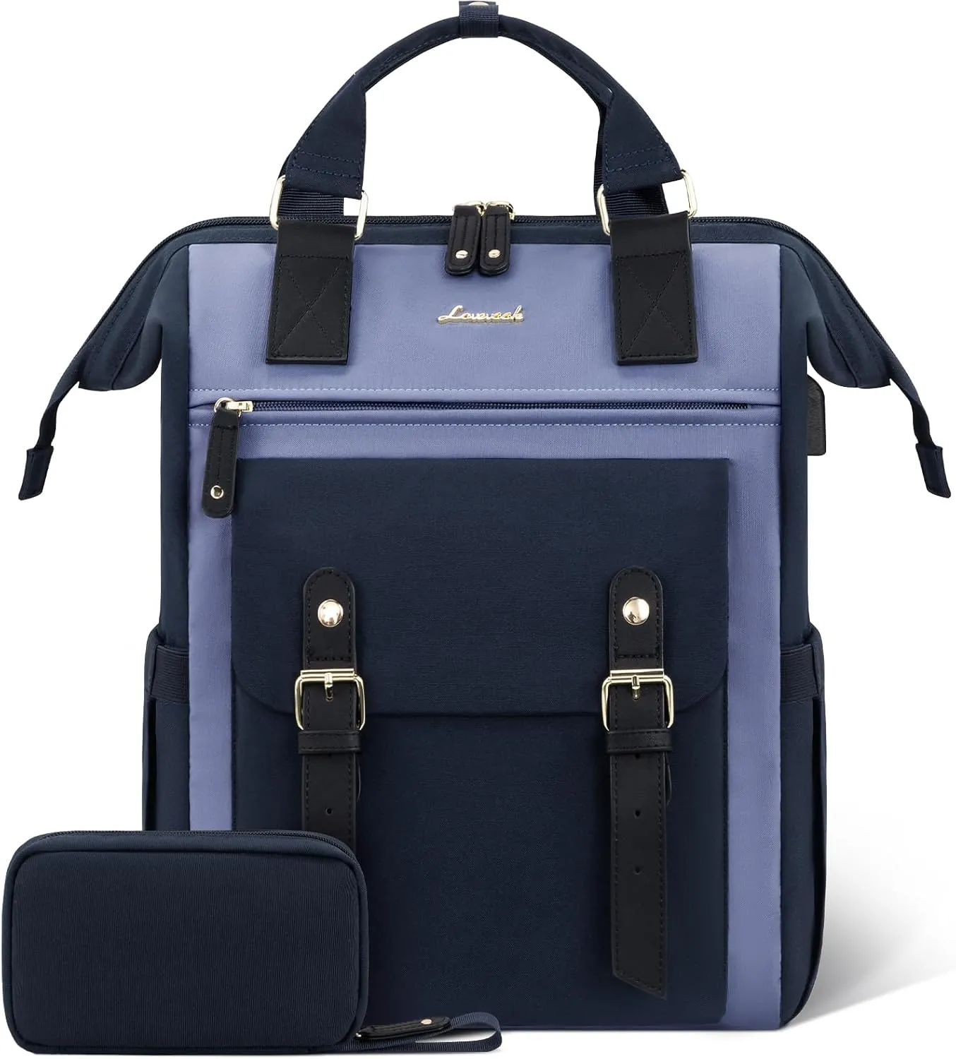 LOVEVOOK Laptop Backpack for Women Work Teacher Bag Travel Backpack, Stylish College Backpack Purse, Business Computer Laptop Bag Nurse Bags, Casual Daypack, 15.6 Inch