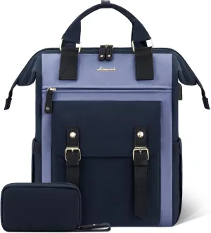 LOVEVOOK Laptop Backpack for Women Work Teacher Bag Travel Backpack, Stylish College Backpack Purse, Business Computer Laptop Bag Nurse Bags, Casual Daypack, 15.6 Inch