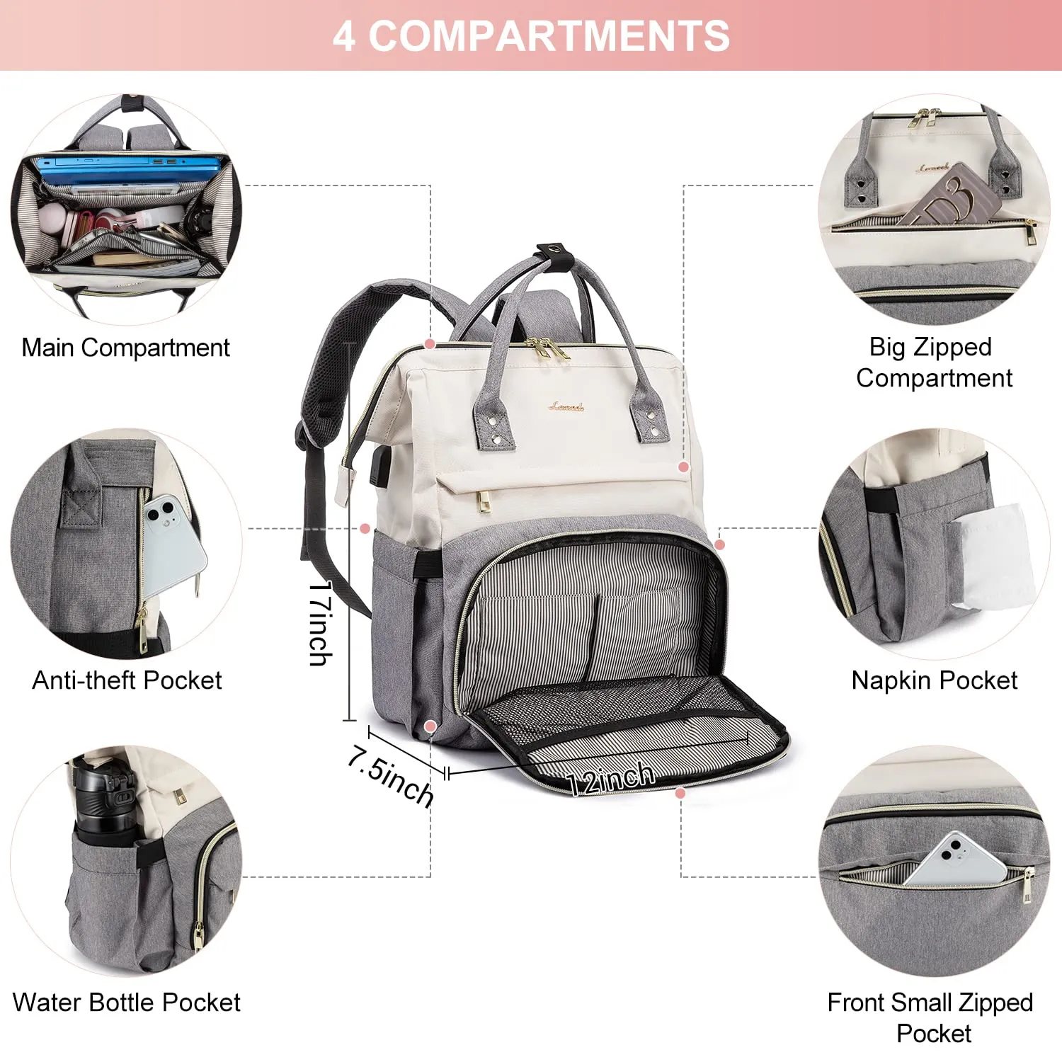 LOVEVOOK Women’s Laptop Bag