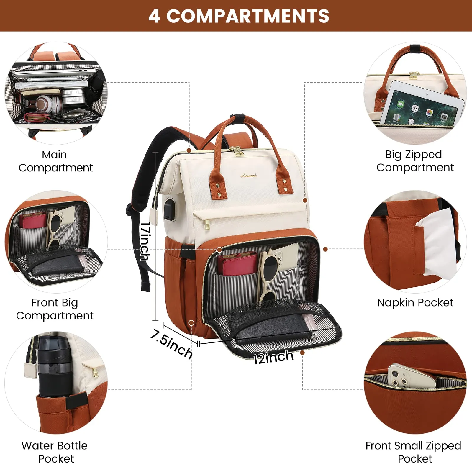LOVEVOOK Women’s Laptop Bag