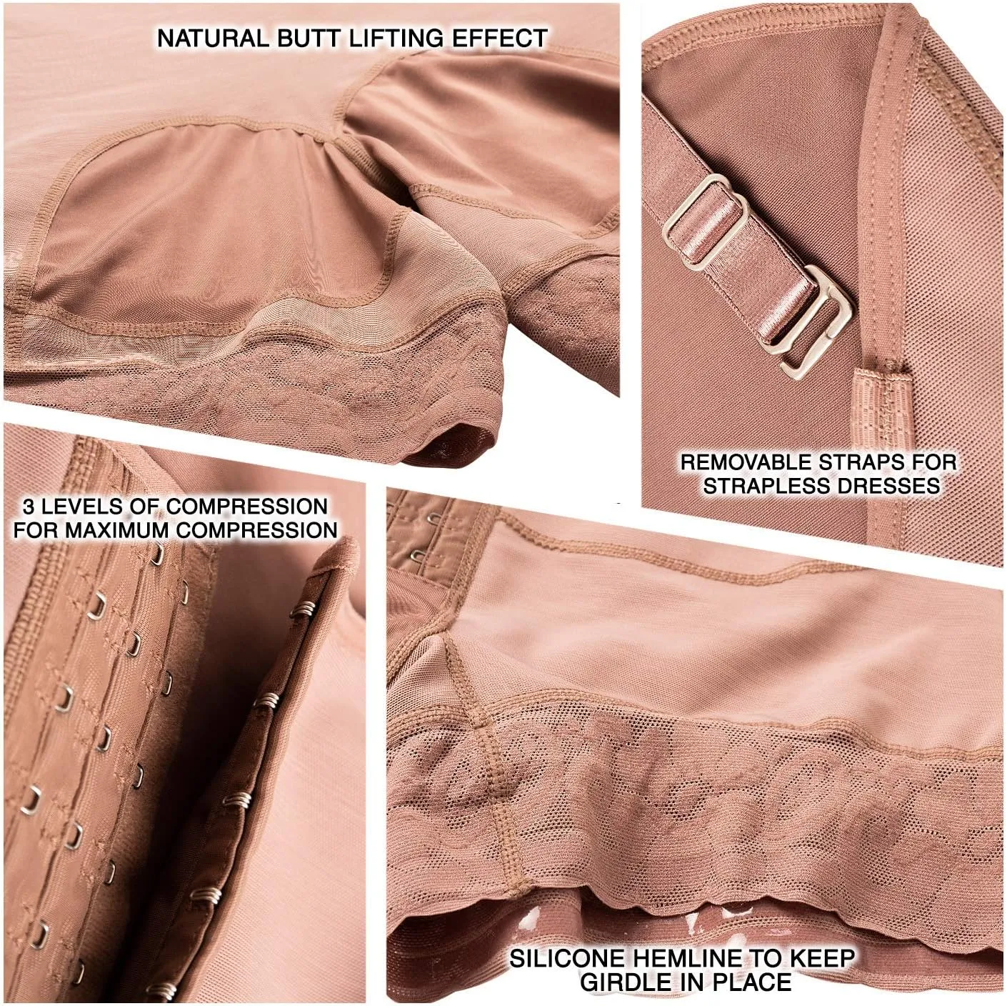 LT.ROSE Fajas Postparto Colombianas Tummy Control Shapewear for Women