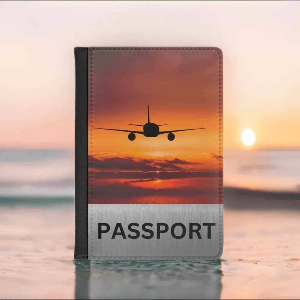 Luxurious RFID Blocking Faux Leather Passport Cover.  Stylish RFID Blocking Document Protector