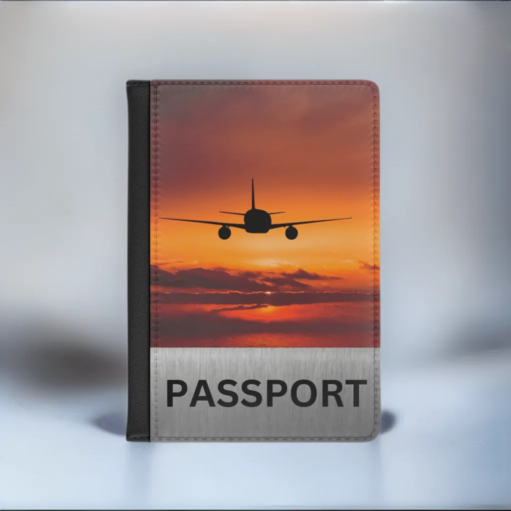 Luxurious RFID Blocking Faux Leather Passport Cover.  Stylish RFID Blocking Document Protector
