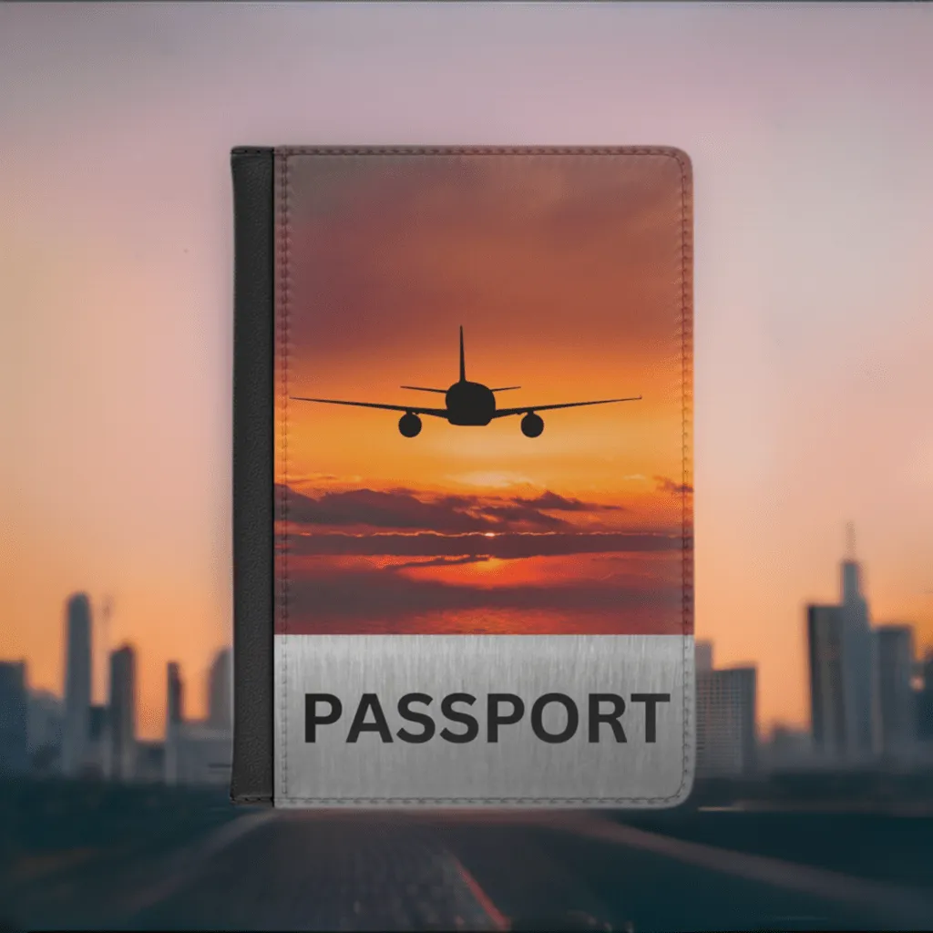 Luxurious RFID Blocking Faux Leather Passport Cover.  Stylish RFID Blocking Document Protector
