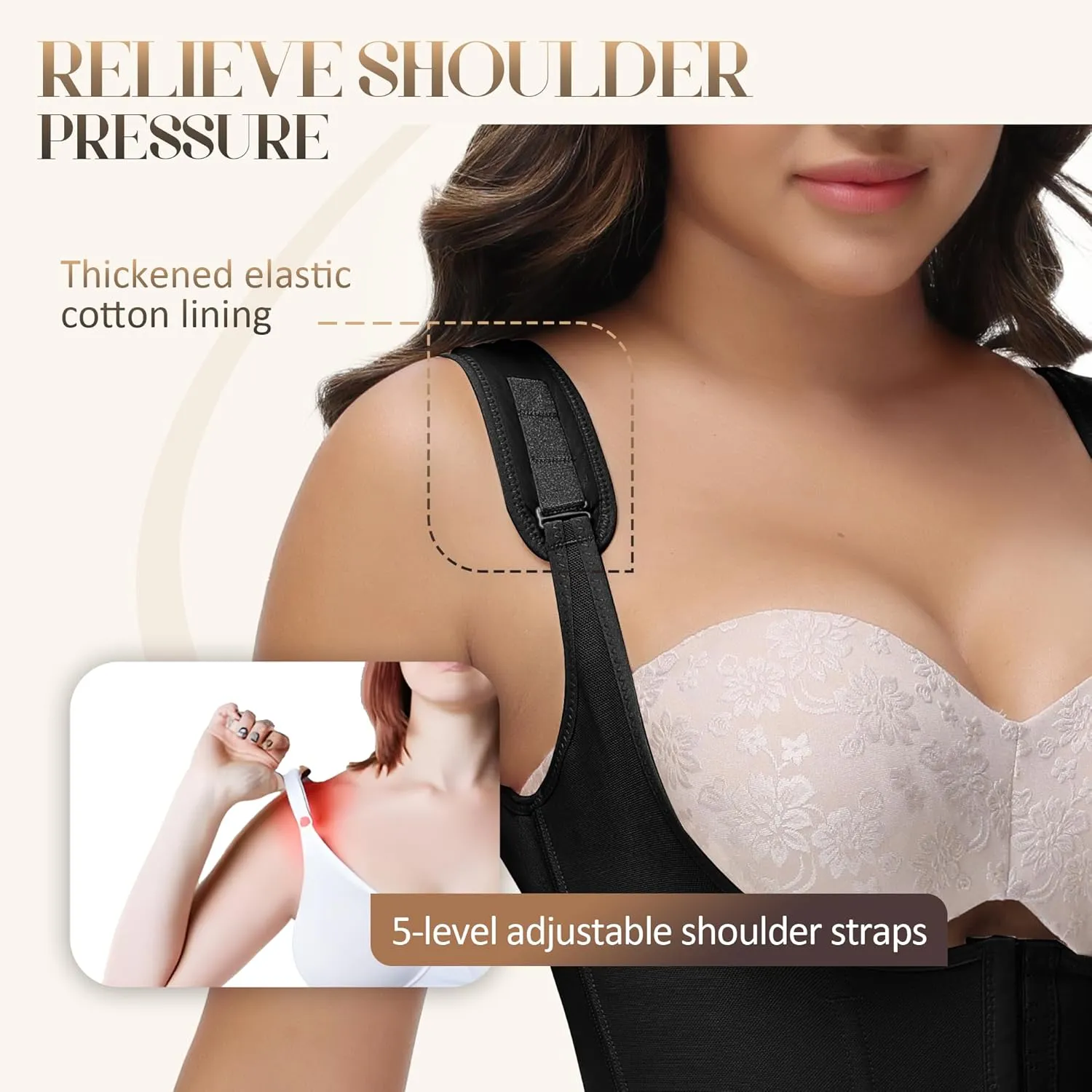 M MYODRESS Fajas Colombianas Moldeadoras Faja Body Shaper Tummy Control Shapewear for Women Post Surgery Compression Garment