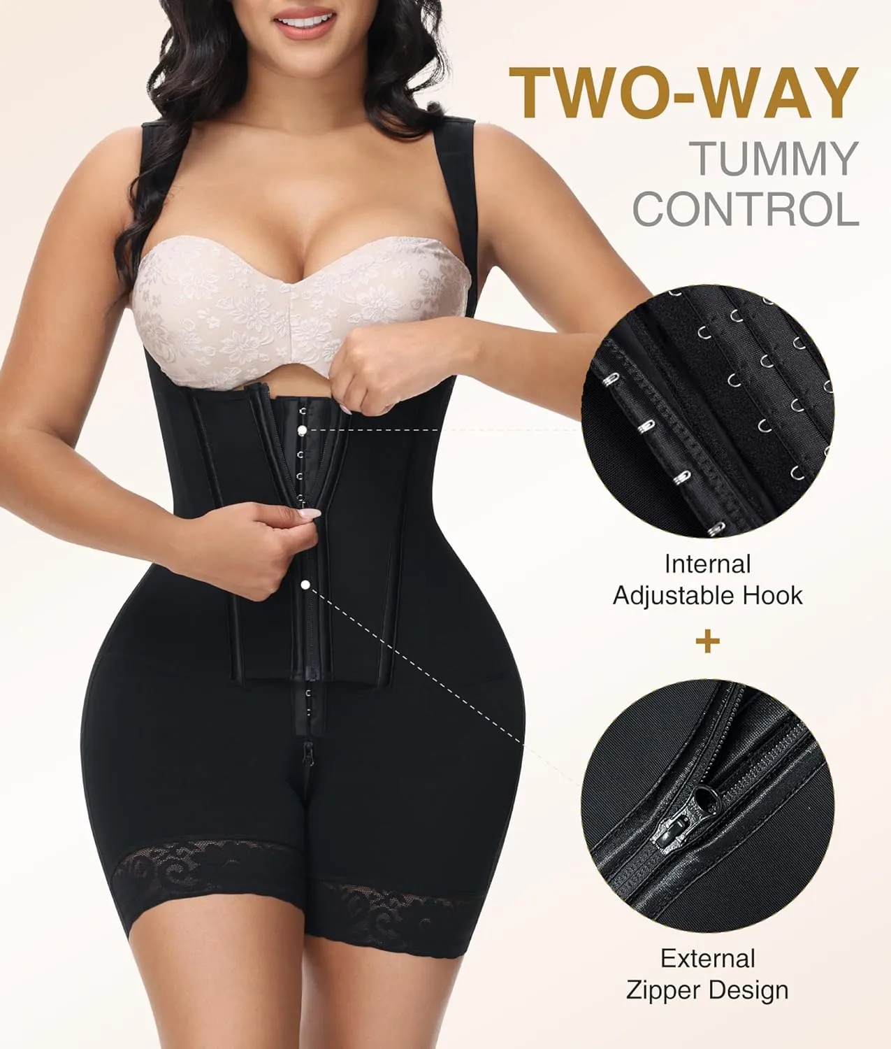 M MYODRESS Fajas Colombianas Moldeadoras Shapewear Tummy Control Body Shaper Girdles Post Surgery Compression Garment