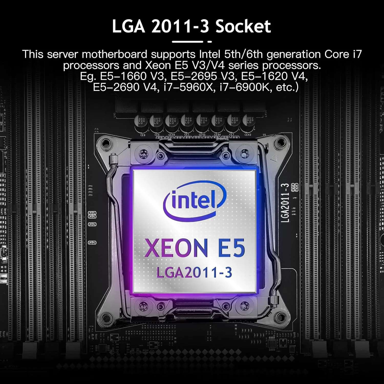 MACHINIST LGA 2011-3 Motherboard, Intel X99 (Intel 5th/6th Gen) Server Motherboard (ATX, PCIe 3.0, DDR4, NVME/SATA M.2, One-Key Boot/Restart, SATA 6Gb/s) for Xeon E5 V3/V4, Core i7 Series MR9S (Grey)