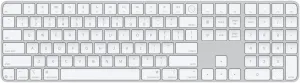Magic Keyboard with Touch ID and Numeric Keypad for Mac Models with Apple Silicon - US English - White Keys