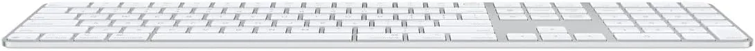 Magic Keyboard with Touch ID and Numeric Keypad for Mac Models with Apple Silicon - US English - White Keys