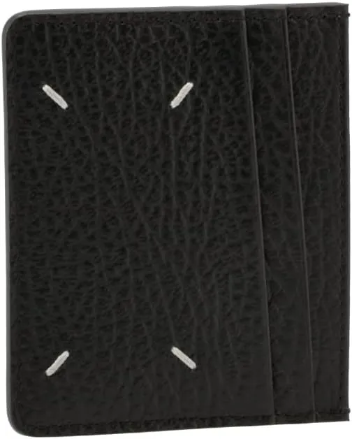 Maison Margiela Men's Business Card Holder, 5 CARD HOLDER Card Case, Black SA1VX0006-P4455-T8013, black
