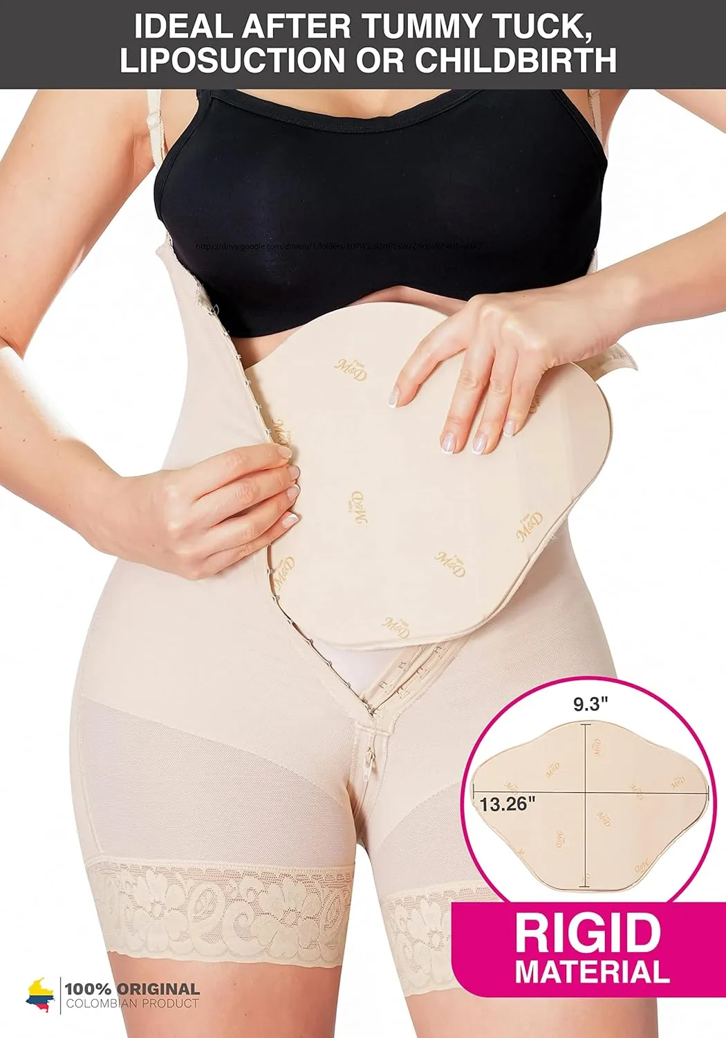 M&D Ab Lipo Foam Abdominal Board Post Surgery for Liposuction | Tabla Abdominal para Recovery Tummy Tuck