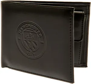 Manchester City FC Authentic EPL Debossed Wallet in Gift Box