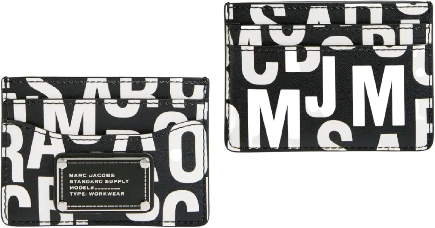 Marc Jacobs Standard Supply Workwear credit card case (Black White)