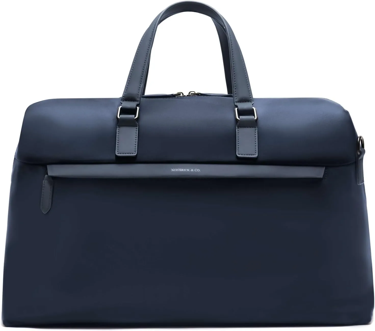 Maverick & Co. Avenue Men’s Travel Weekender Bag – 16” Laptop, Waterproof Nylon, Lightweight Gym Bag, Women’s (Navy)