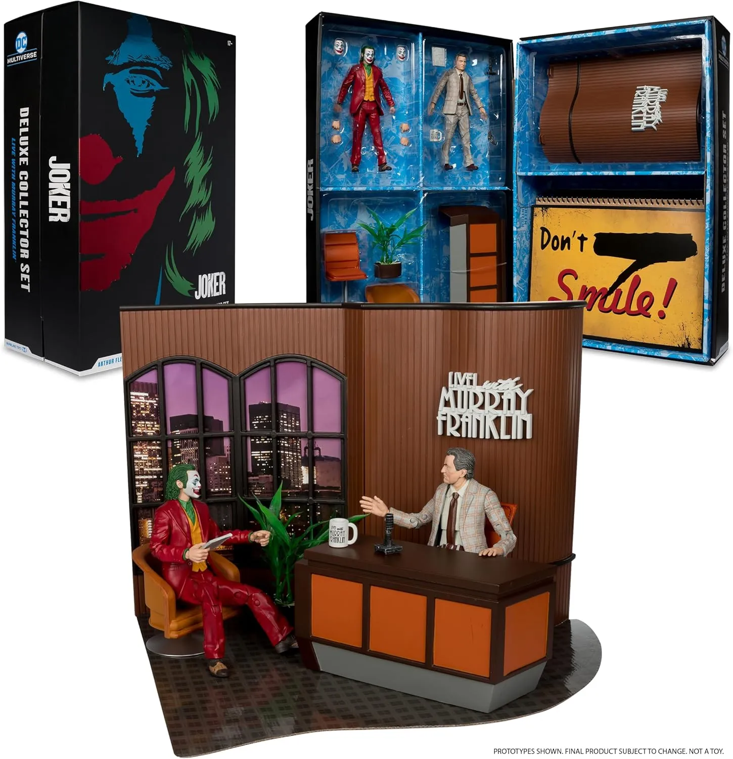McFarlane Toys - DC Multiverse Joker Movie (Limited Edition Deluxe Collector Set - Live with Murray Franklin)