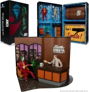 McFarlane Toys - DC Multiverse Joker Movie (Limited Edition Deluxe Collector Set - Live with Murray Franklin)