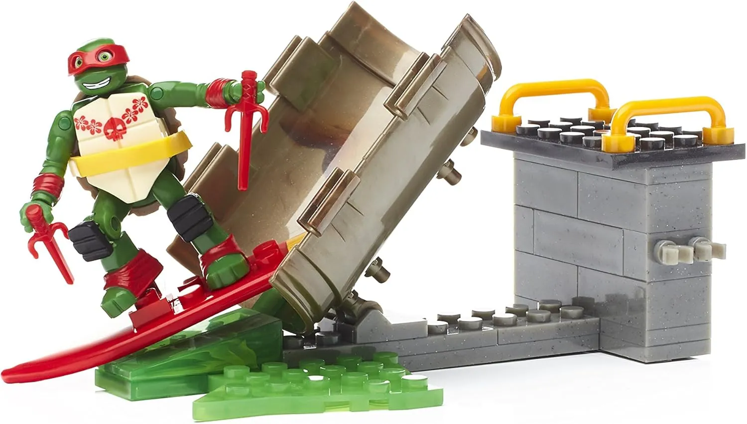 Mega Construx Teenage Mutant Ninja Turtles Raph Sewer Surf