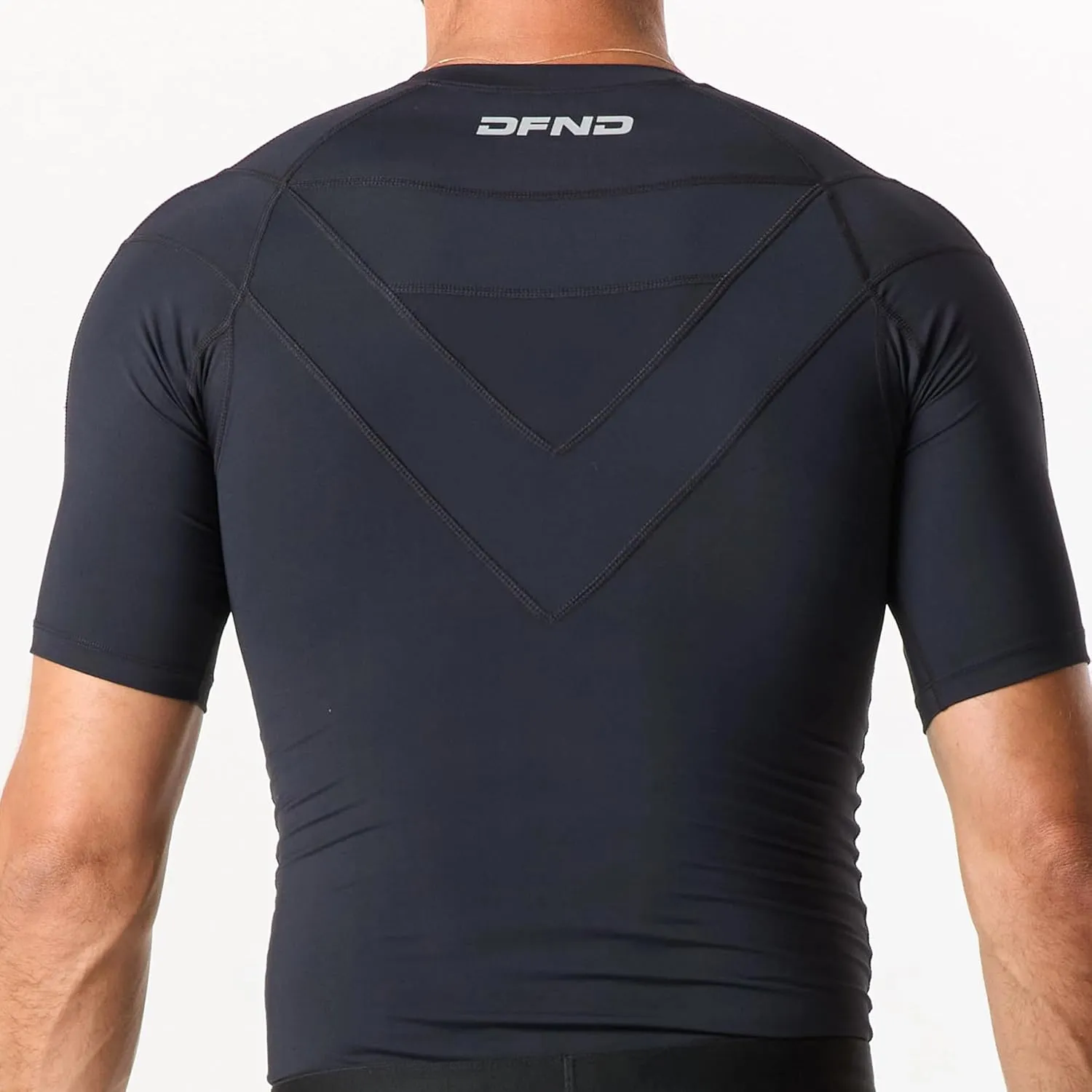 Men's Active Hybrid Ax/Rx Short Sleeve Compression Shirt – 360° Graduated for Injury Relief & Performance – Made in USA