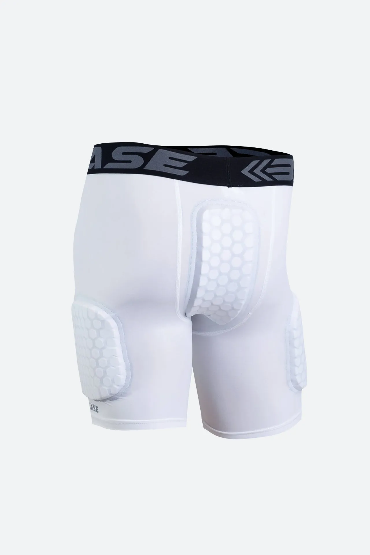 Men's Padded Compression Short - White