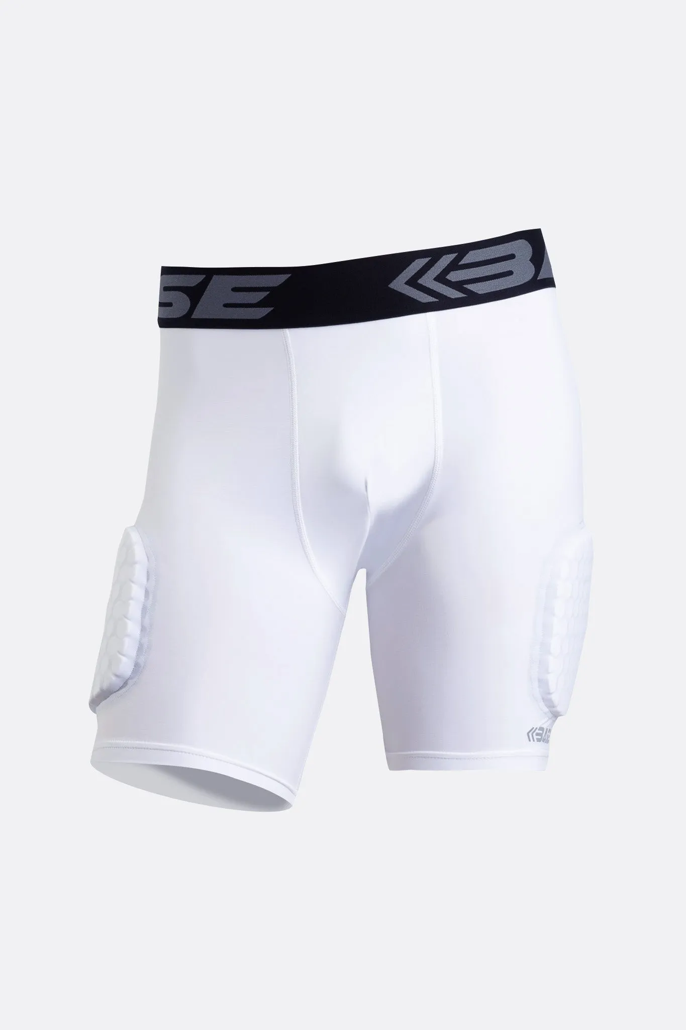 Men's Padded Compression Short - White