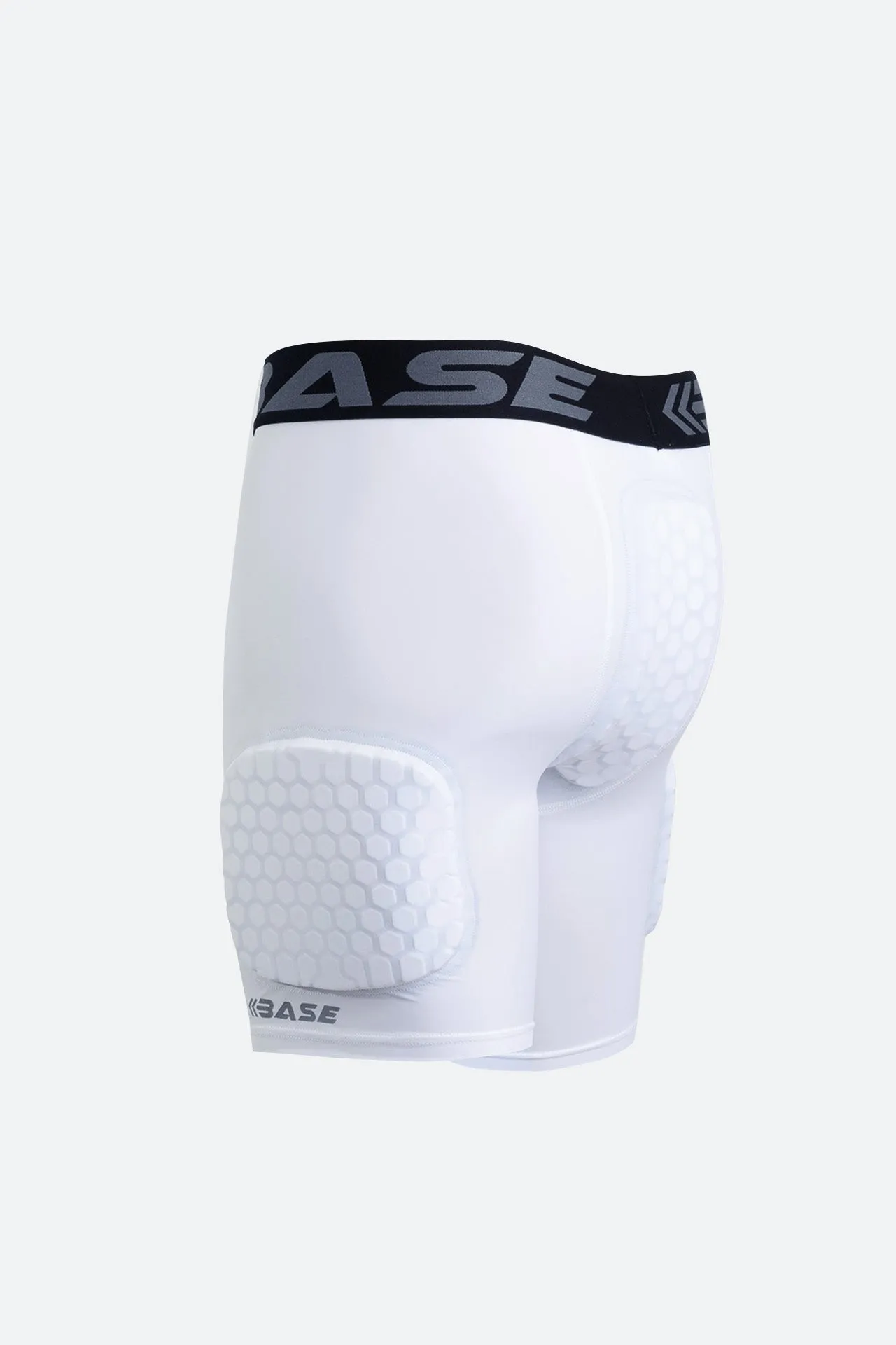 Men's Padded Compression Short - White