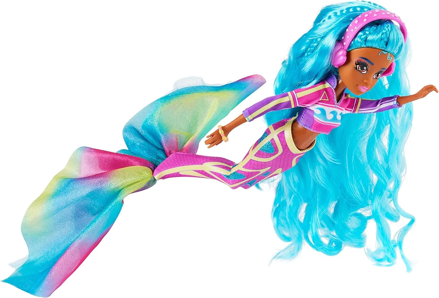 MERMAID HIGH, Oceanna Deluxe Mermaid Doll & Accessories with Removable Tail, Doll Clothes and Fashion Accessories, Kids Toys for Girls Ages 4 and Up