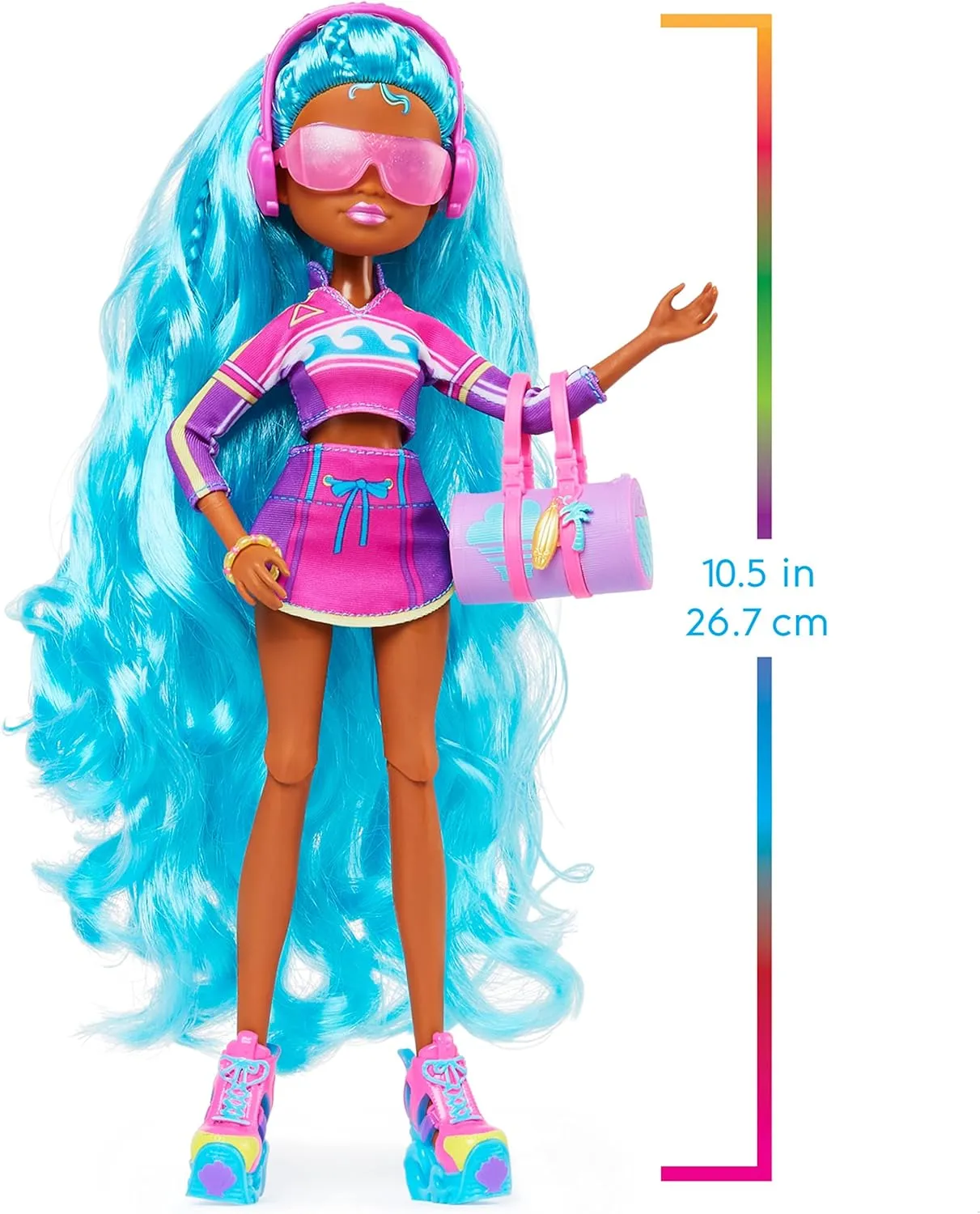 MERMAID HIGH, Oceanna Deluxe Mermaid Doll & Accessories with Removable Tail, Doll Clothes and Fashion Accessories, Kids Toys for Girls Ages 4 and Up