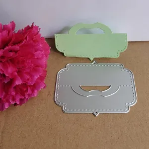 Metal Cutting Dies Stencils for Card Making,7.9x6.5cm Handbag Metal Cutting Dies Stencils for Scrapbooking Paper Cards Embossing Craft