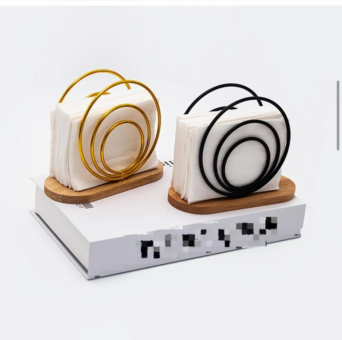 Metal napkin holders