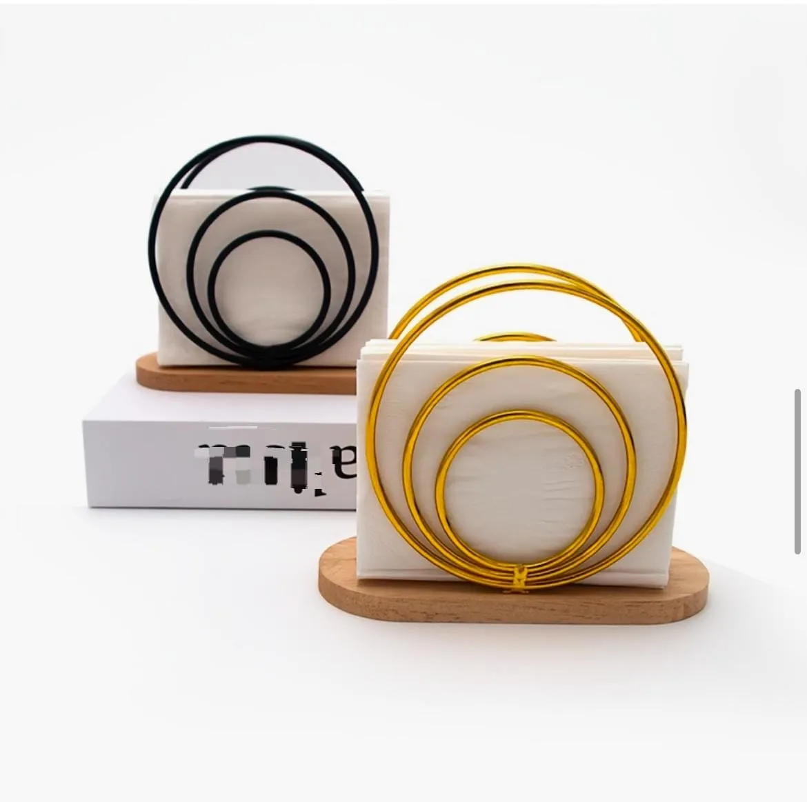 Metal napkin holders