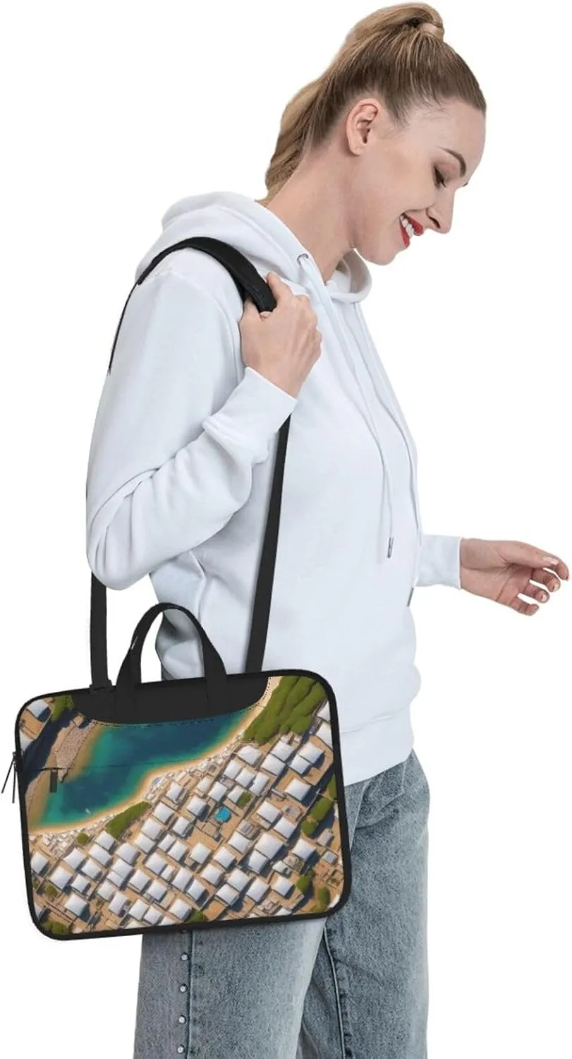 Middle Ages Pattern Laptop Shoulder Bag Notebook Computer Case Briefcase With Shoulder Straps And Handle
