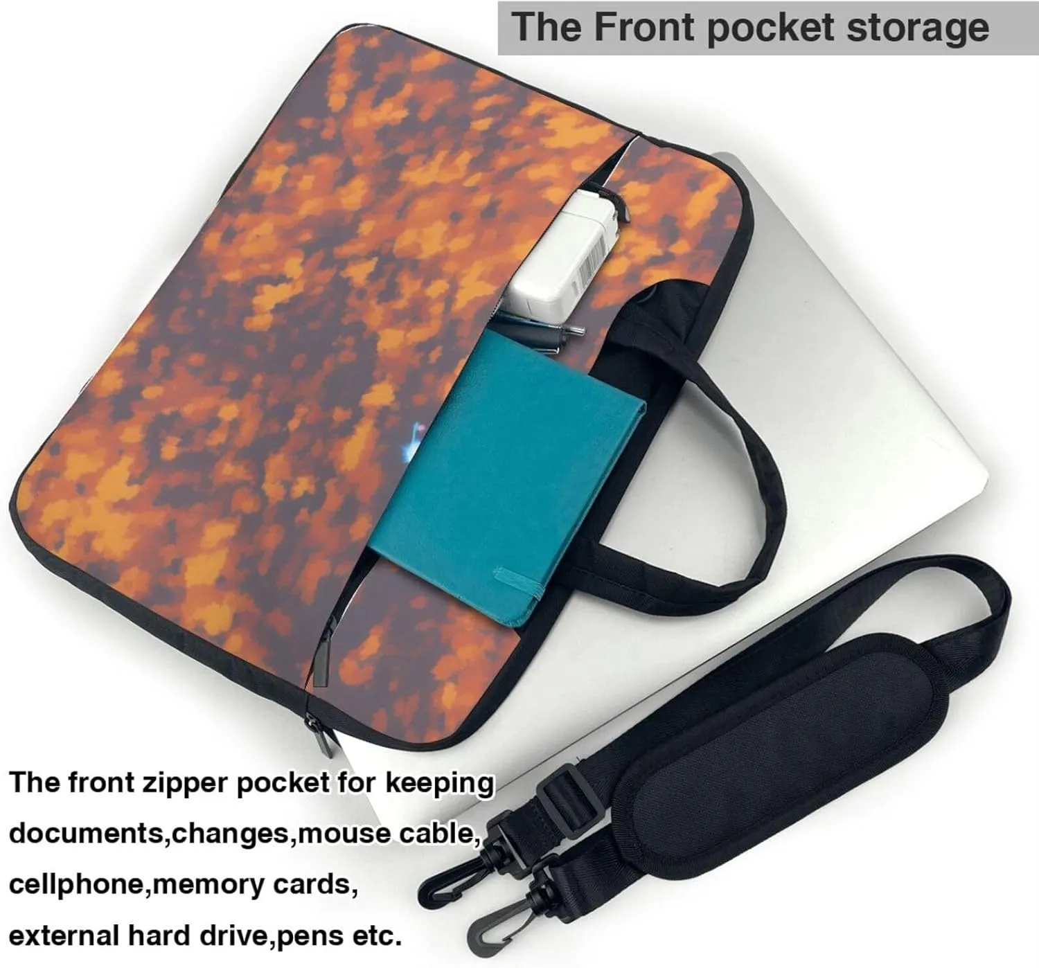 Middle Ages Pattern Laptop Shoulder Bag Notebook Computer Case Briefcase With Shoulder Straps And Handle