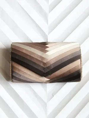 Mocha Ombre Clutch