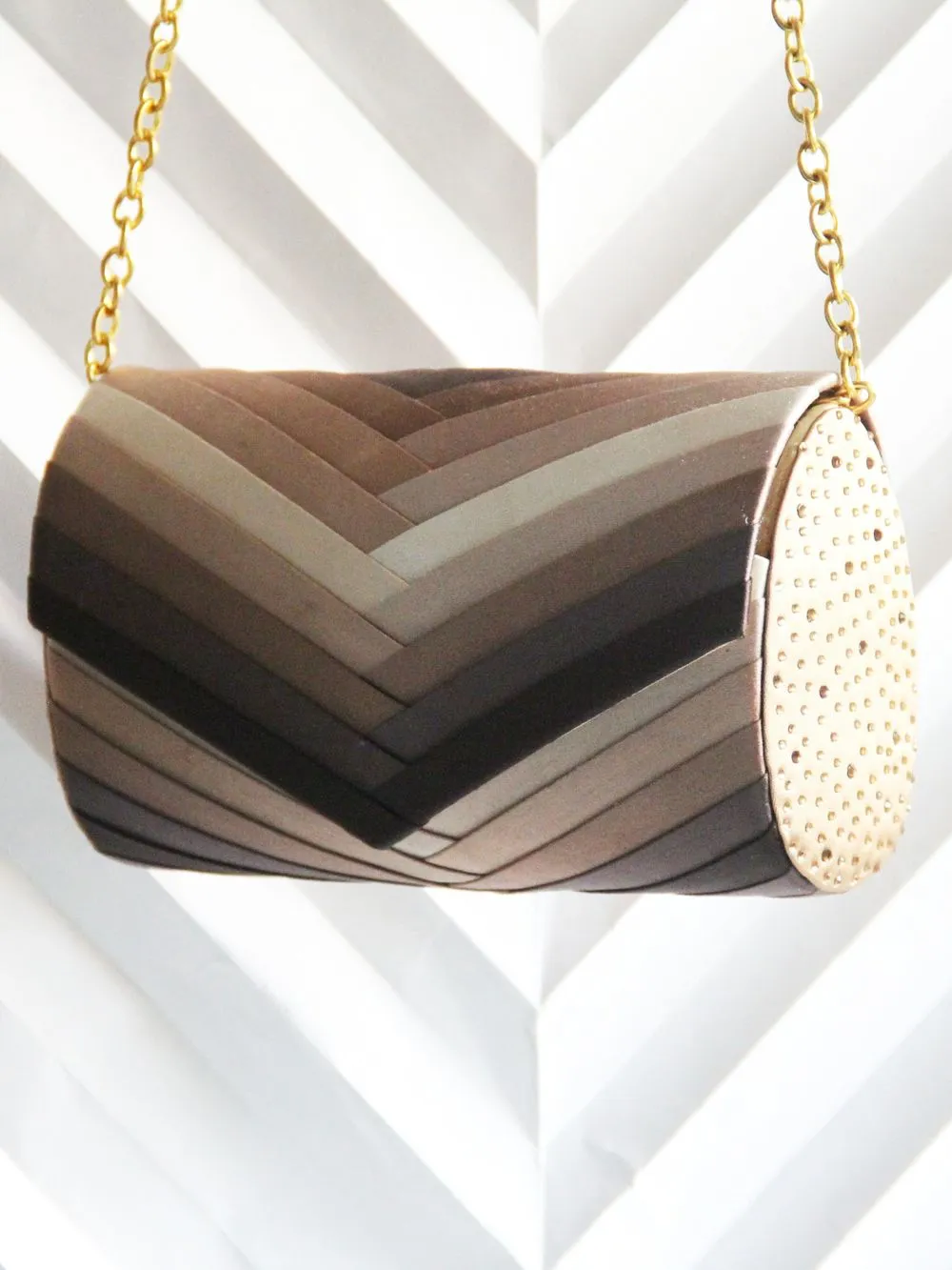 Mocha Ombre Clutch