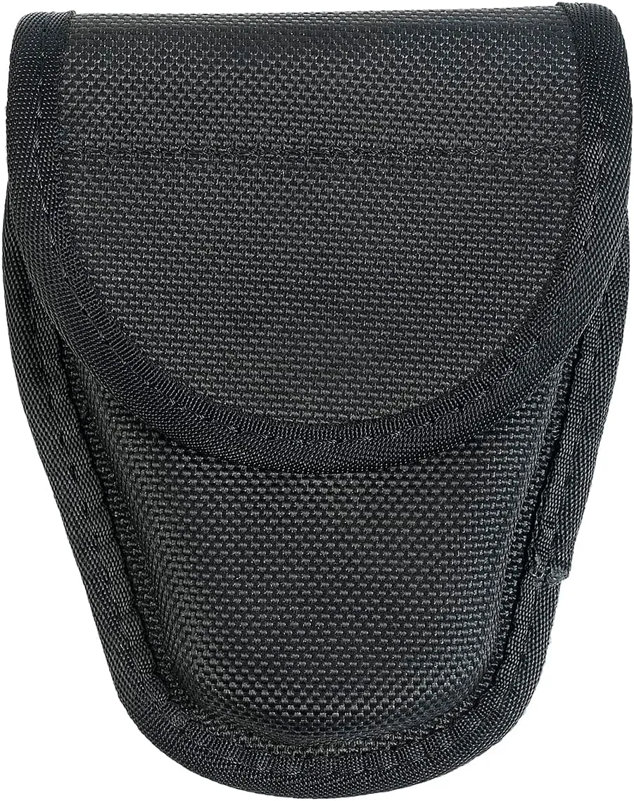 Molded Handcuff Pouch - Hidden Snap Handcuff Case for Duty Belt