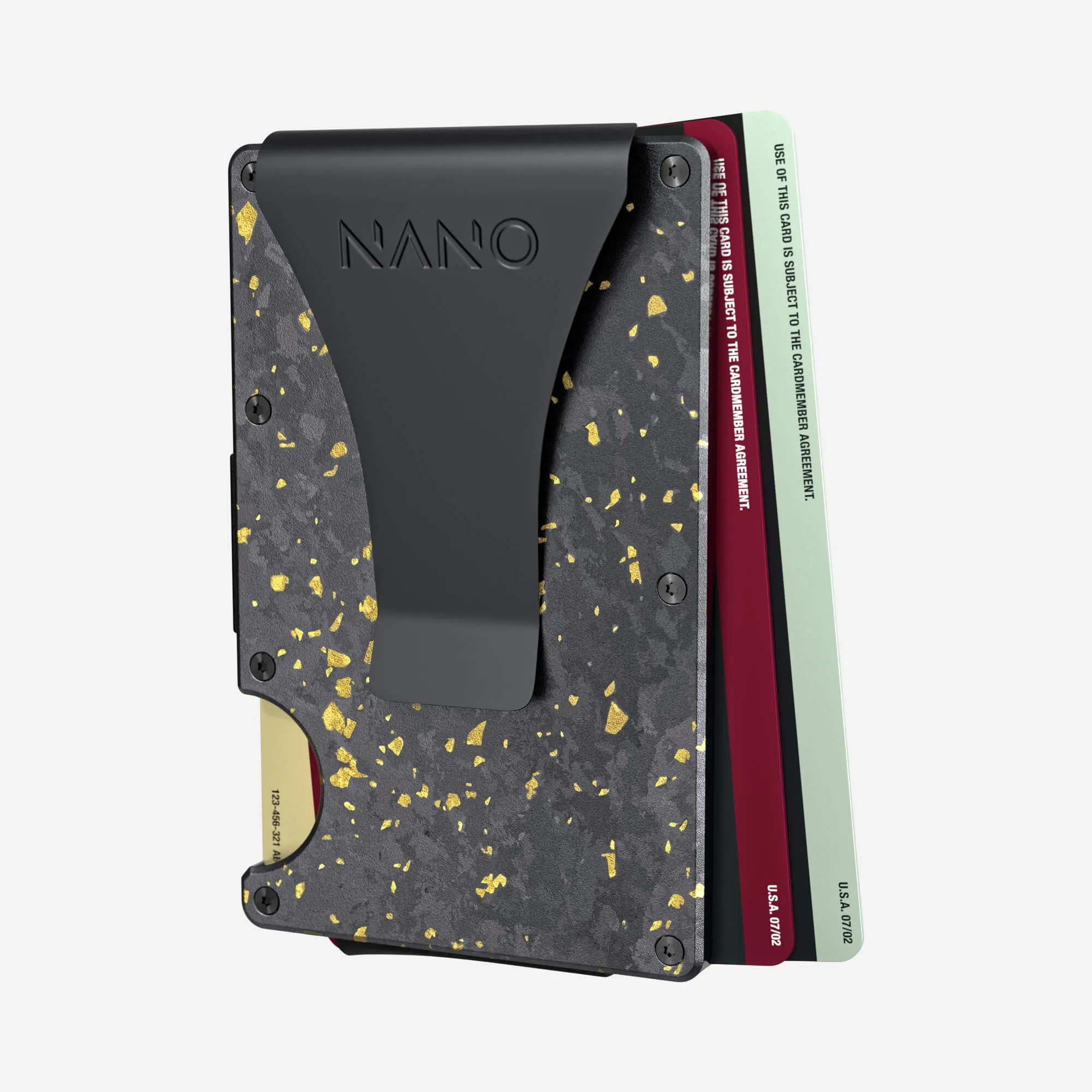Money Clip Wallet (Nero/Oro)