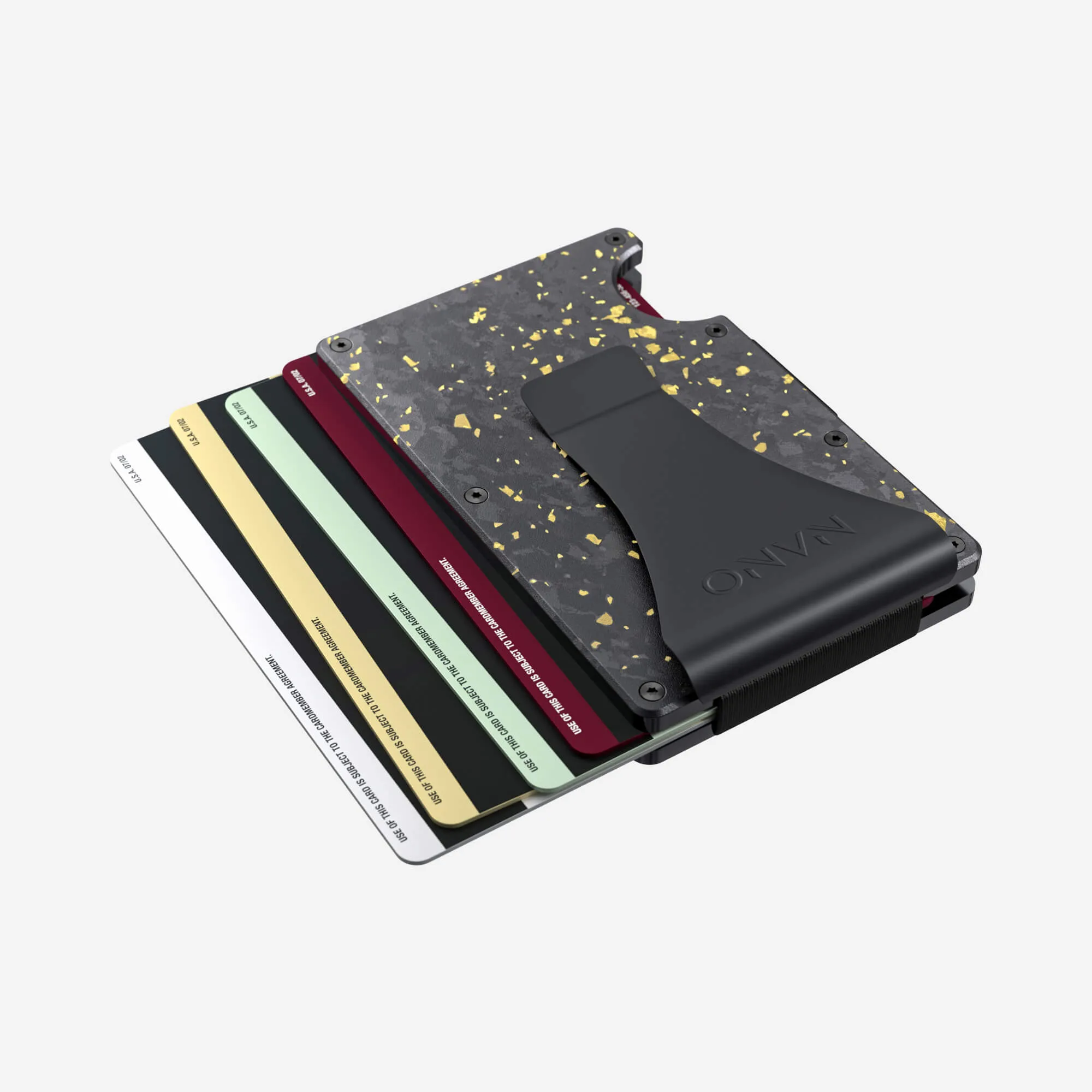 Money Clip Wallet (Nero/Oro)