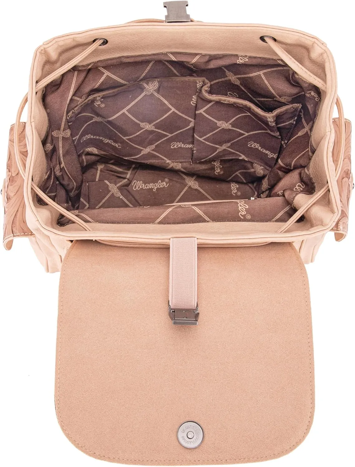 Montana West x Wrangler Backpack Purse for Women Men Western Backpack Floral Tooled Travel Bags