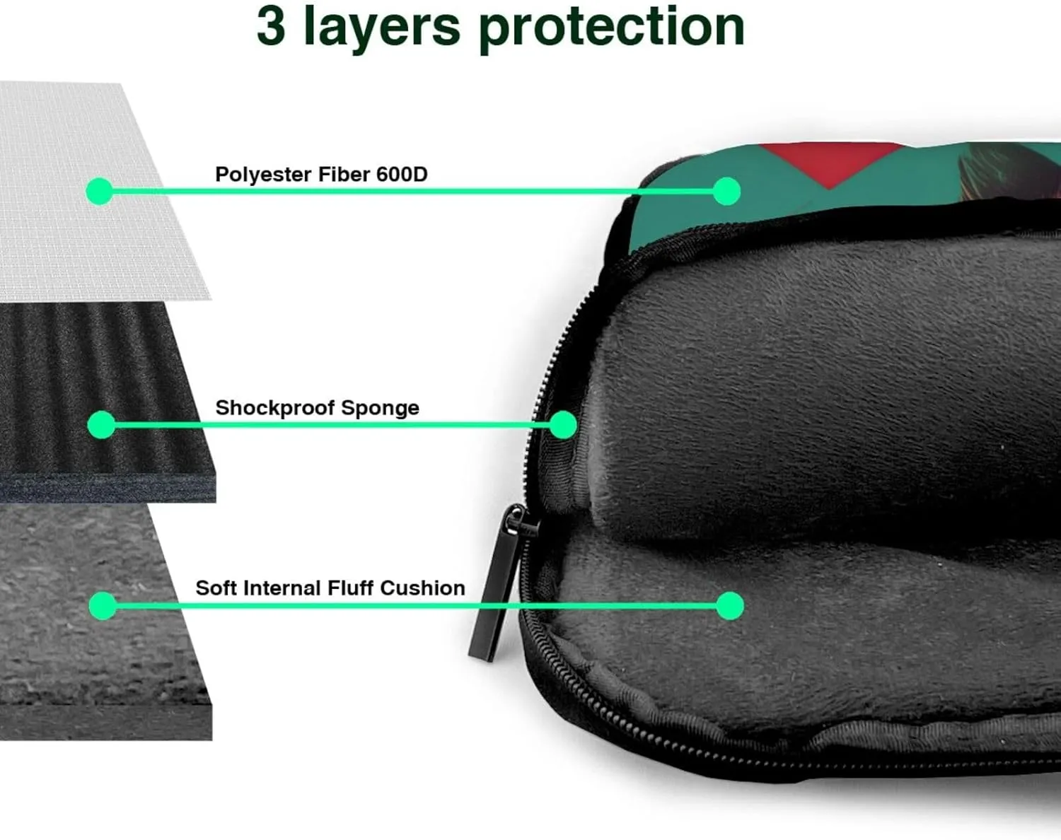 Moose Print Messenger Bag & Case Shoulder Strap Fashionable Laptop Bag for Business Travel