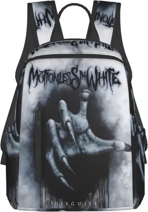Motionless Rock In White Backpack Lightweight Backpack Travel Bag Classic Laptop Daypack for Men Women Backpack