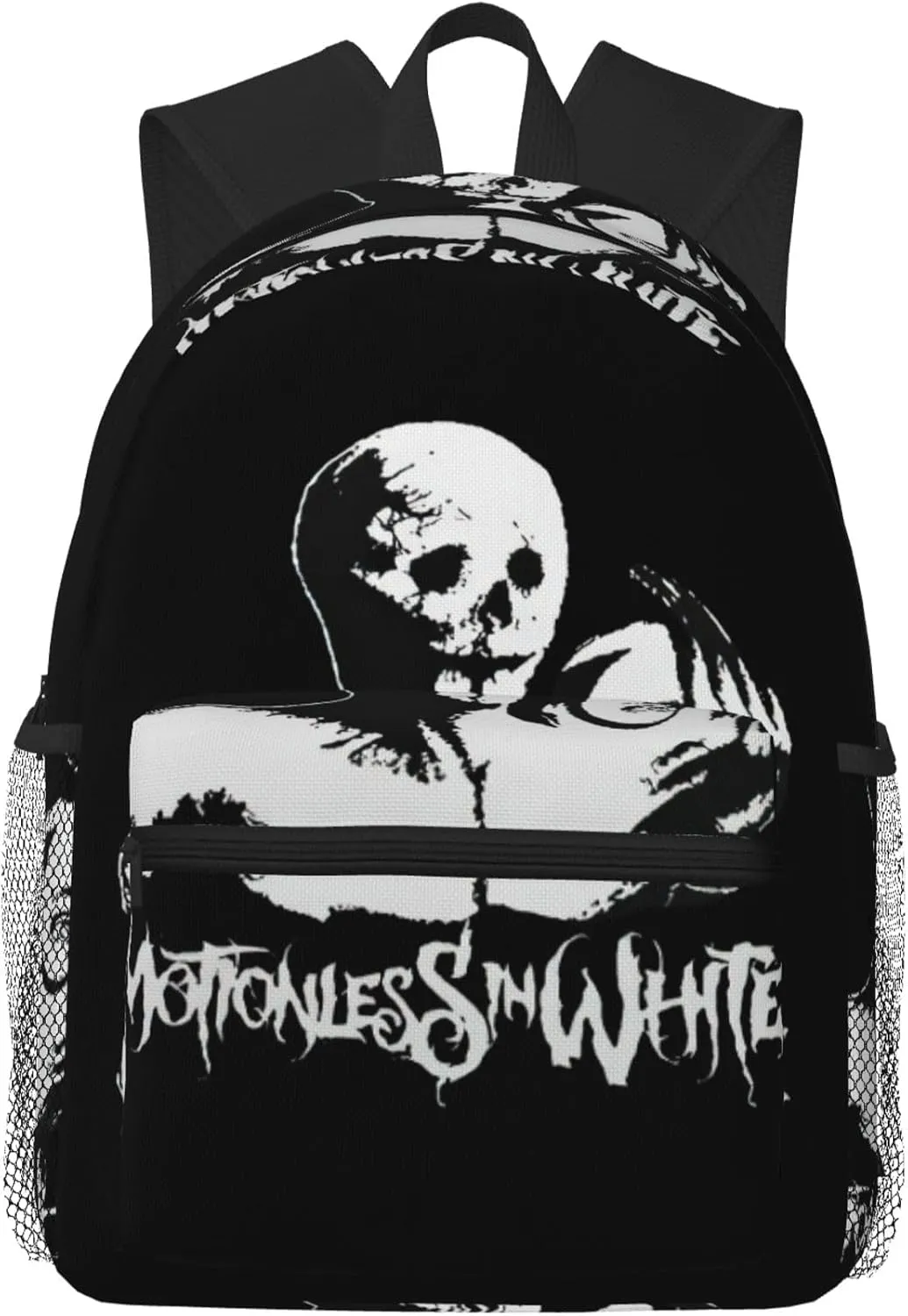 Motionless Rock In White Casual Backpack Large Lightweight Travel Bag Classic Laptop Daypack for Men Women Backpack