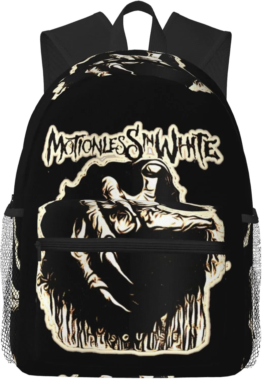 Motionless Rock In White Casual Backpack Large Lightweight Travel Bag Classic Laptop Daypack for Men Women Backpack
