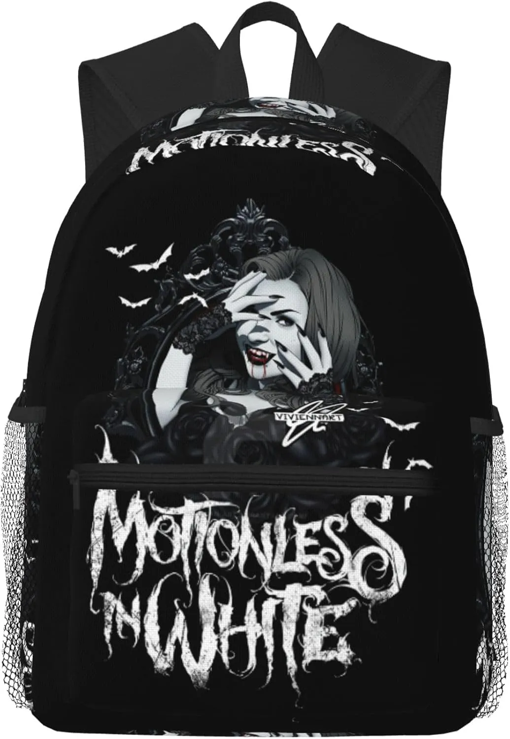 Motionless Rock In White Casual Backpack Large Lightweight Travel Bag Classic Laptop Daypack for Men Women Backpack
