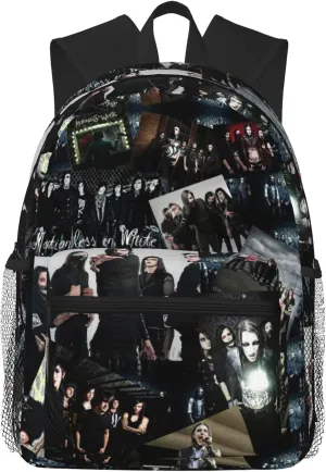 Motionless Rock In White Casual Backpack Large Lightweight Travel Bag Classic Laptop Daypack for Men Women Backpack