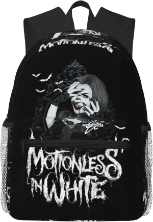 Motionless Rock In White Casual Backpack Large Lightweight Travel Bag Classic Laptop Daypack for Men Women Backpack