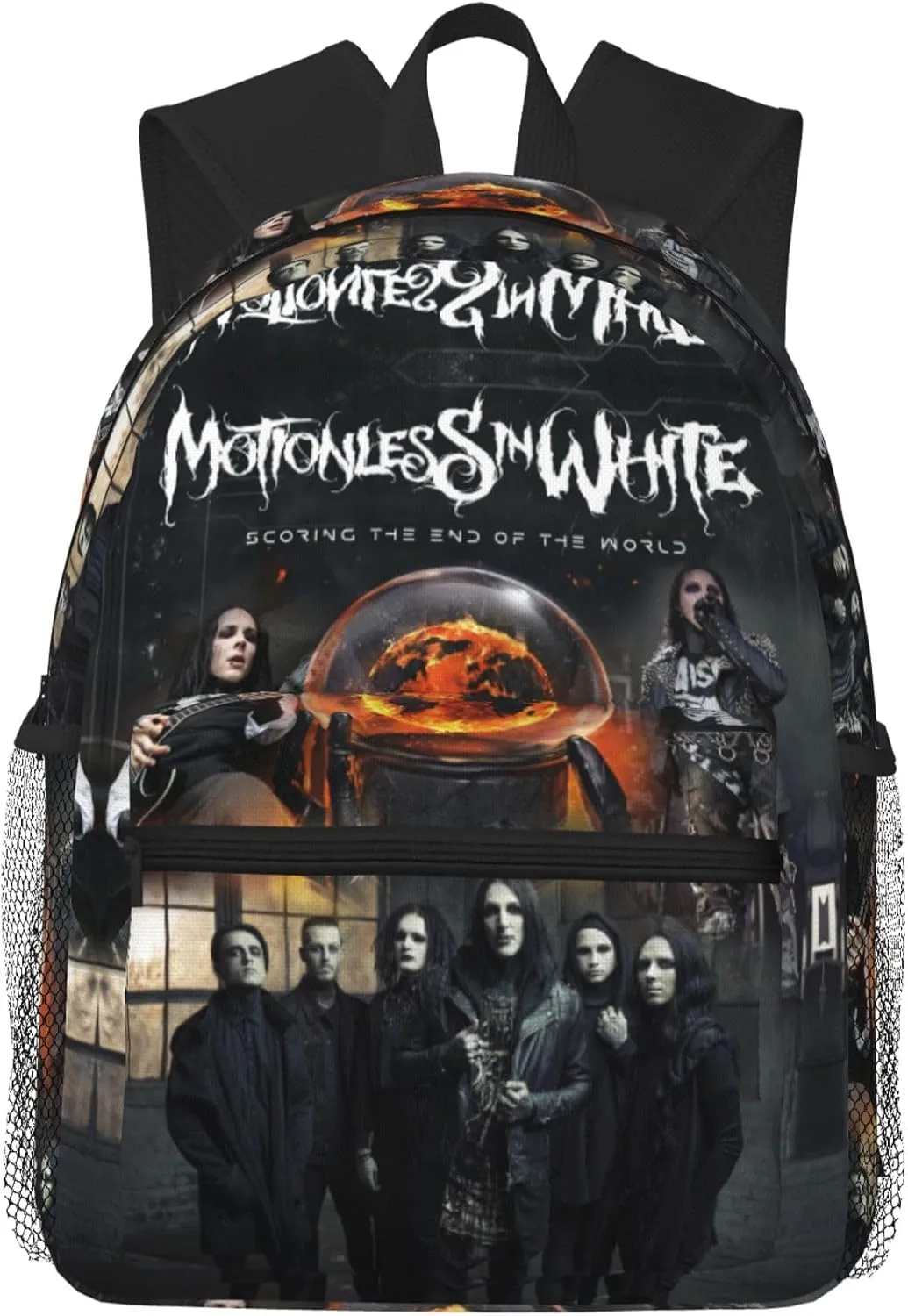 Motionless Rock In White Casual Backpack Large Lightweight Travel Bag Classic Laptop Daypack for Men Women Backpack