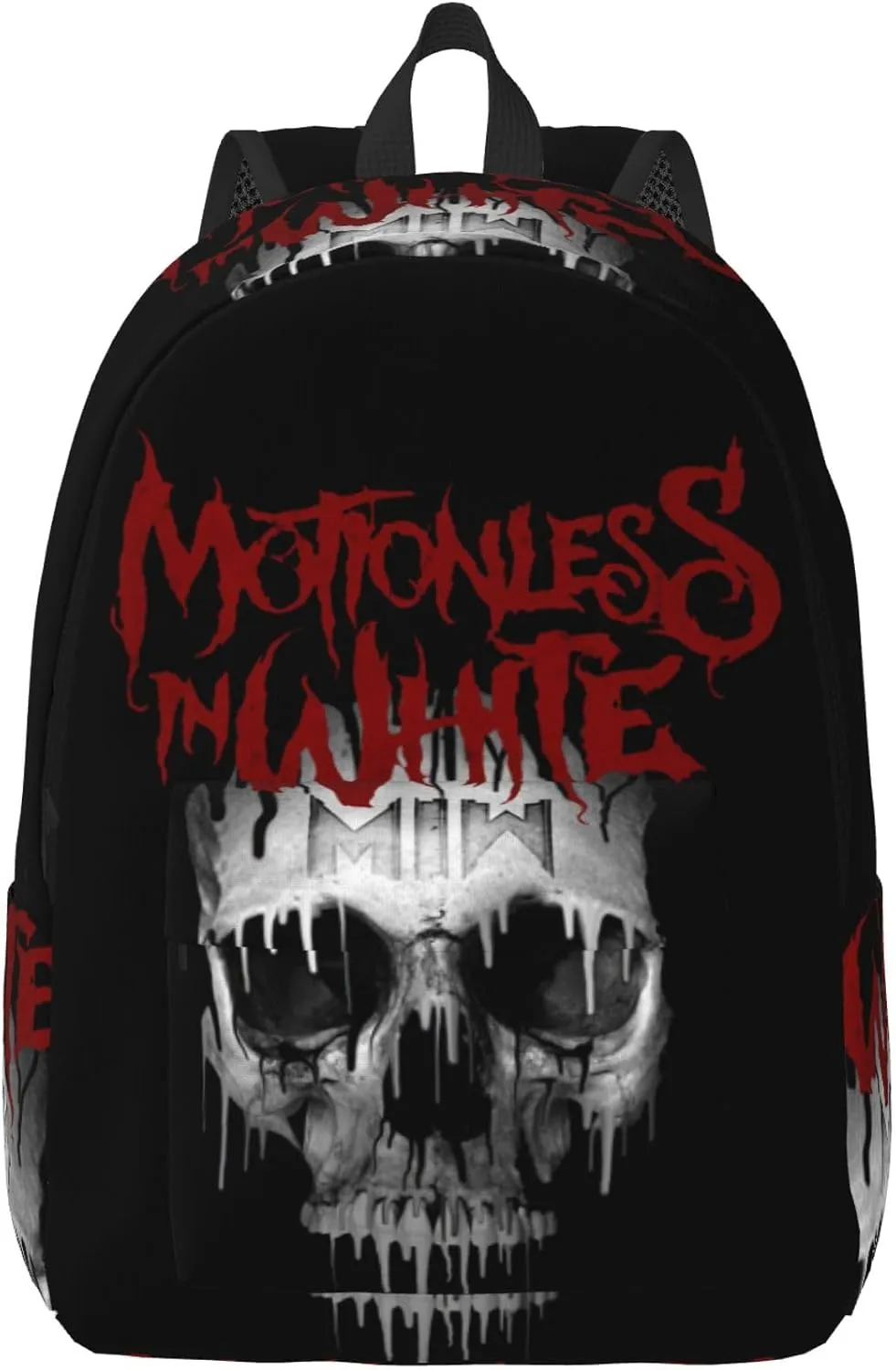 Motionless Rock In White Casual Backpack Large Lightweight Travel Bag Classic Laptop Daypack Men Women Backpack Medium