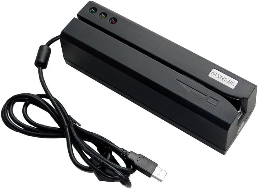 MSR606 Card Reader Writer Swiper 100% Compatible with MSR206 MSR605